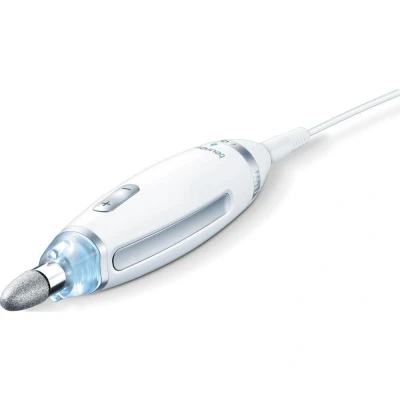 Image of Beurer MP62 Home Manicure and Pedicure Set, Electric Nail File, 10 High Quality Attachments, For Natural, Acrylic Gel Nails, Precision Light, Fast Rotation (2000 5400rpm), UK Plug Storage Bag