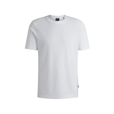 Image of BOSS Tiburt Basic Tshirt, Men&#039;s, Size: Small, White