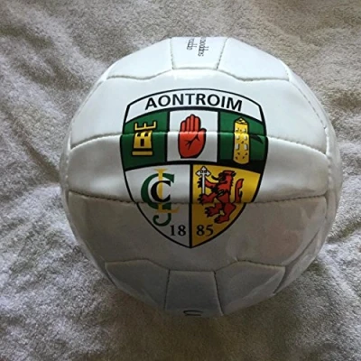 Image of ANTRIM Official GAA Ireland County size 5 football very rare limited Stock …