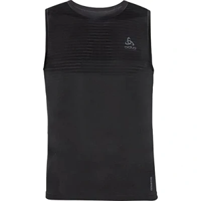 Image of Odlo Men Functional Underwear Tank Top PERFORMANCE X LIGHT ECO, black, L