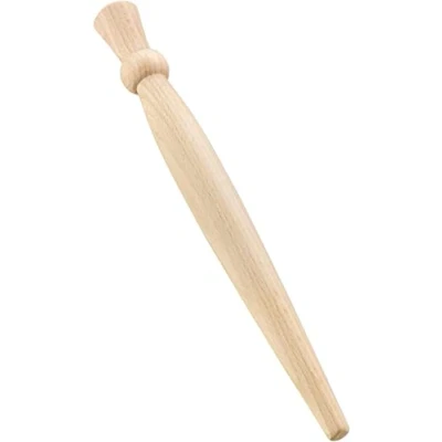 Image of Traditional Porridge SPURTLE Stirrer Wooden PORAGE Spoon Quality Beech Wood UK