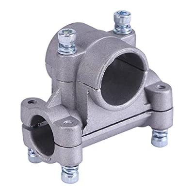 Image of Yuuga Handle Bracket Clamp, 26/28mm Clamp Handheld Holder for Strimmer Trimmer Brushcutter Tube(Cross fixator (26, 19))