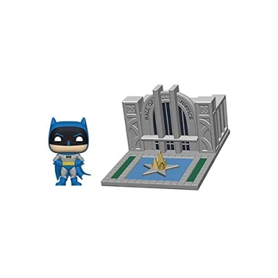 Image of Funko POP! Towns 80th Hall Of Justice With Batman DC Comics Collectable Vinyl Figure Gift Idea Official Merchandise Toys for Kids &amp; Adults Comic Books Fans Model Collectors