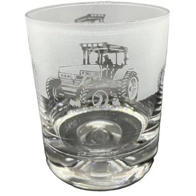 Image of Milford Collection Animo Glass Whisky Tumbler 30cl Tractor