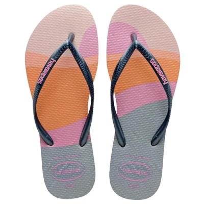 Image of Havaianas Women Slim Palette Glow (Mini Me), Peony Rose, UK child 8