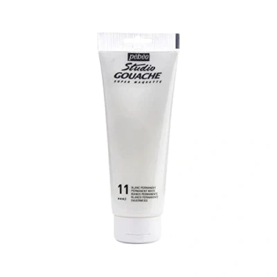 Image of PEBEO 220 ml Studio Gouache, Permanent White, 270 011