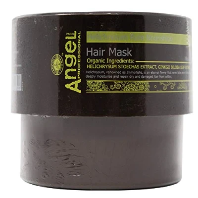 Image of Organic Helichrysum Pure Nourishing Hair Mask (Natural, Shea, Ginkgo, Grape Seed Oil, Nourish, Moisturise, Protect, Prevent Loss) 500g