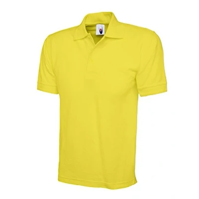 Image of Uneek 250Gsm Unisex Premium Polo Shirt Yellow XXXX Large