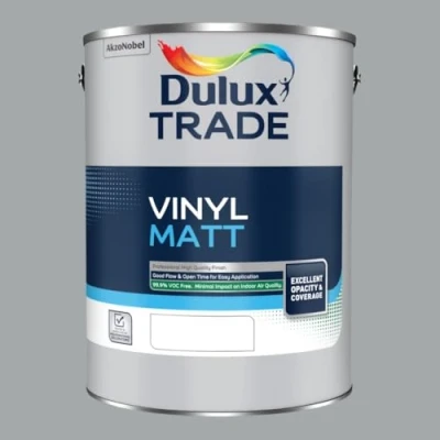Image of DULUX TRADE VINYL MATT WARM PEWTER 5L