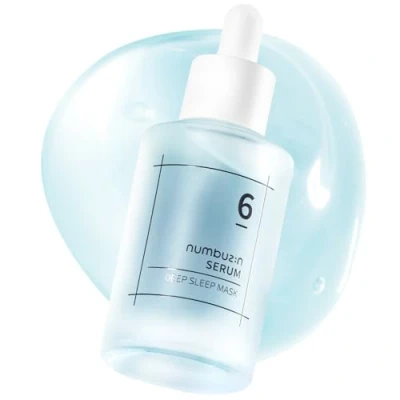 Image of numbuzin No.6 Deep Sleep Mask Serum Instant, Long Lasting Hydration, Hyaluronic Acid, Niacinamide, Refreshing Iceland Glacier Water Korean Skin Care for Face, 1.69 fl oz