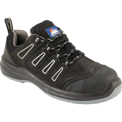 Image of 2x Himalayan Suede and Mesh Composite S3 Trainer Black comes with Viz Detail (S 12)