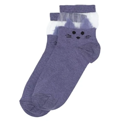 Image of JOE COOL Socks Sheer Cats Whiskers Made With Cotton &amp; Spandex
