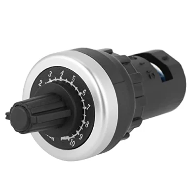 Image of 10k Potentiometer, Rotary Potentiometer Switch LA42DWQ 10K, Panel Mount VSD/VFD for Variable Speed Drive Invert