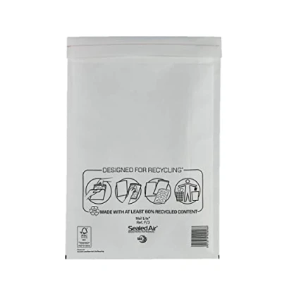 Image of Size F/3 220 x 330mm Sealed Air Padded Mailers Envelopes Genuine Mail Lite Bubble Lined Peal and Seal Envelope Pack of 50