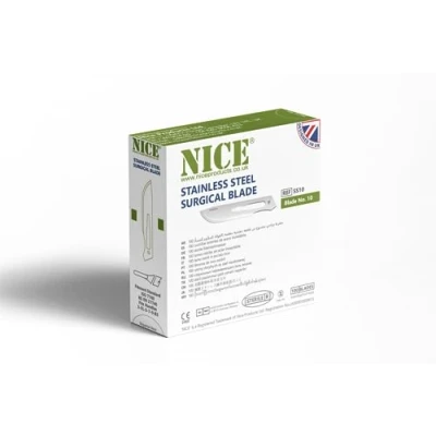Image of NICE 100 x No.10 Sterile Stainless Steel Surgical Blades SS10