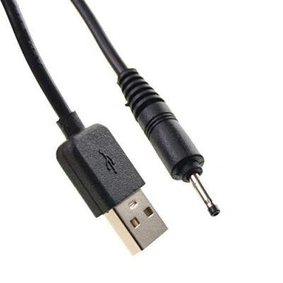 Image of Ex Pro 1.5m USB to 5 V DC Power Cable, Type A 2.35 x 0.7mm Barrel Jack Connector, compatible with Speakers, Hubs, Portable Hard Drives, and more