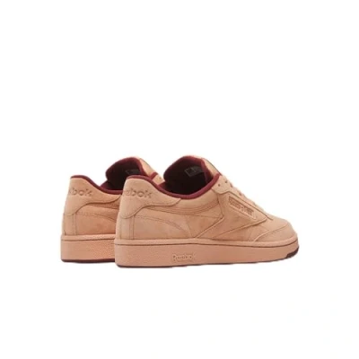 Image of Reebok Unisex Club C 85 Sneaker, Clay Washed Rich Maroon, 6 UK