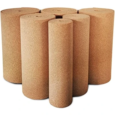 Image of Cork Roll Board Natural Insulation Floor Underlay Versatile Sound and Heat Insulating Sheet Many Thicknesses Lengths (8 mm, 100 x 50 cm)