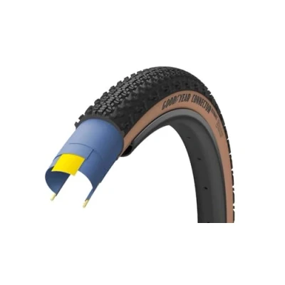 Image of GOODYEAR Connector 40 622 (700x40) TC Tanwall, Black/Tan