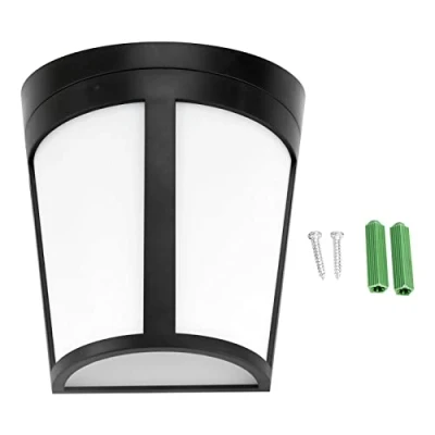 Image of Solar Wall Light Outdoor LED Proch Garden Sensor Lights Auto On/Off, Lamp for Patio Yard Driveway (White Light)