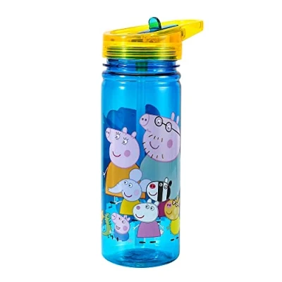 Image of Peppa Pig 580ml Water Bottle for Kids School Drinks Made of Durable Tritan Reusable BPA Free
