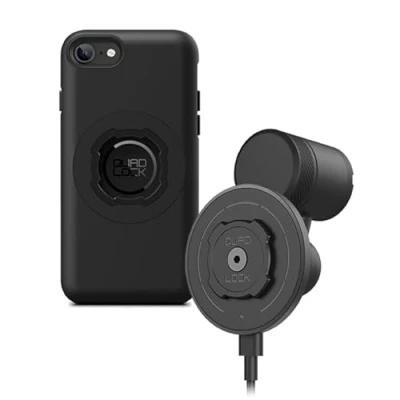 Image of Quad Lock Vent Car Phone Holder Kit with MAG Wireless Charging Head V2 and Case for iPhone SE (3rd Gen)