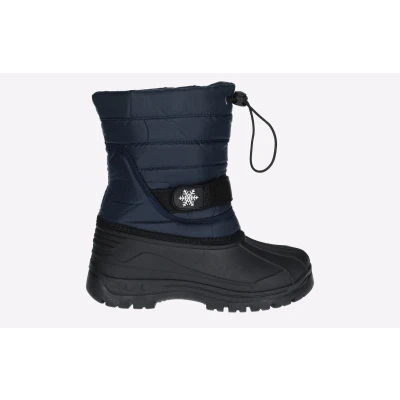 Image of Cotswold Childrens Unisex Icicle Toggle Lace Snow Boot Junior Infants Navy Size UK 10.5 Kids