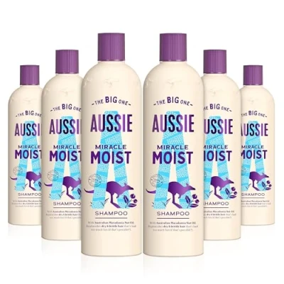 Image of Aussie Miracle Moist Shampoo 500 ml Pack of 6