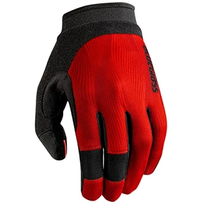 Image of Bluegrass React MTB Gloves Red Small