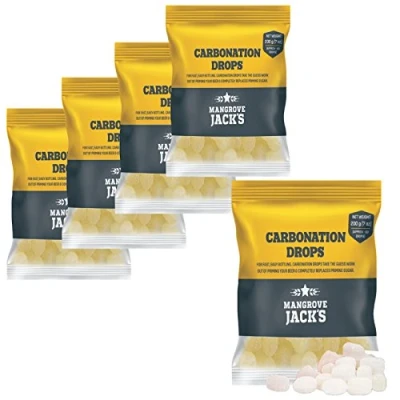 Image of 5X Mangrove Jacks Carbonation Drops 60 200g Sugar Tablets for Priming Beer