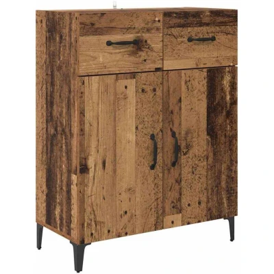 Image of vidaXL Sideboard Old wood 34 x 69.5 90 cm Engineered