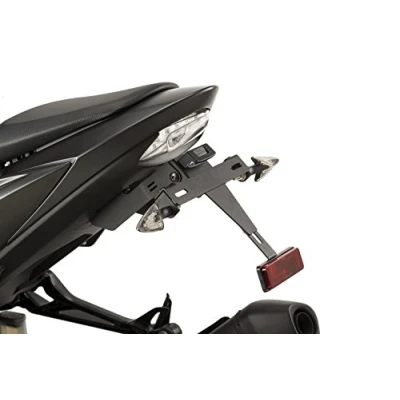 Image of Puig 9422N License support Black for Suzuki GSX S750 17&#039; 18&#039;, S1000 15&#039; S1000F 18&#039; ,