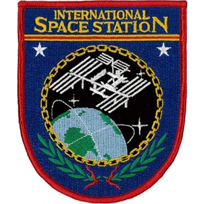 Image of Klicnow International Space Station Embroidered Patch 9cm x 11cm