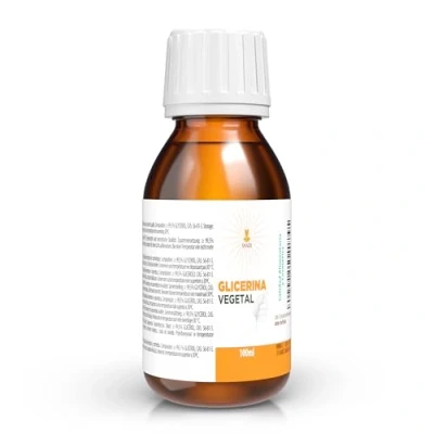 Image of 100 ml Oral and cosmetic glycerine, Purity +98% (Vegetal glycerine). Edible cosmetic, skin, hair. Natural glycerine.