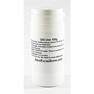 Image of No Rinse Cleaner OXI One 100g Steriliser, Powder Brewery Wash, Active Oxygen, Homebrew Equipment Cleaner, For Sterilising Brewing Accessories, Bottle Cleaning