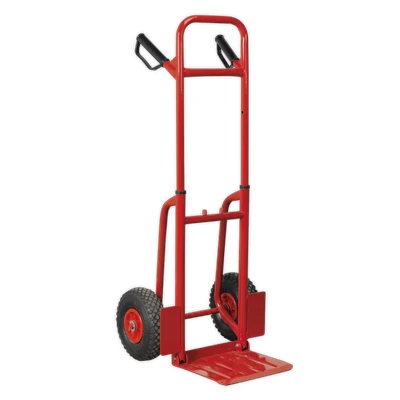Image of Sealey Sack Truck with Pneumatic Tyres 200kg Folding