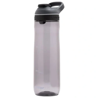 Image of Contigo Cortland Autoseal Water Bottle, Large BPA Free Drinking Leakproof Gym Ideal for Sports, Bike, Running, Hiking, 720 ml, Smoke Gray
