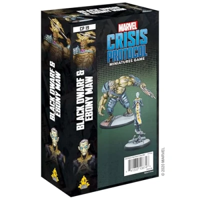 Image of Atomic Mass Games Marvel Crisis Protocol: Character Pack: Black Dwarf and Ebony Maw Miniature Game