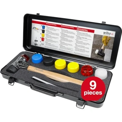 Image of Wiha 44008 Series 832 B8 Safety Soft Faced Hammer Set