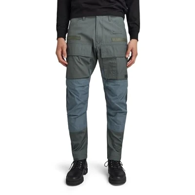 Image of G Star Men&#039;s 3D Regular Tapered Cargo Pants, Grey (graphite D23636 D384 996), 31W / 32L