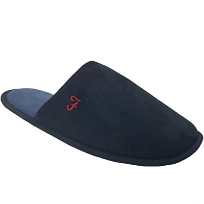 Image of Farah Mens Cullinan Mule Slippers Navy 7 8 UK