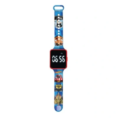 Image of LEXIBOOK DMW060HW Hot Wheels Digital Watch, 12 Hour or 24 time Display, Blue