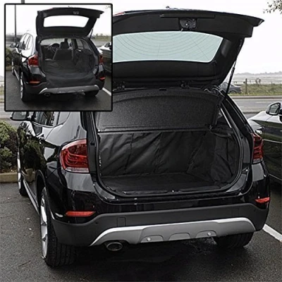Image of UK Custom Covers BL081 Tailored Boot Liner Mat Black To Fit BMW X1 2009 2015