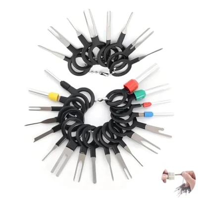 Image of 26 Pcs Terminal Removal Tool Set, Key Extractor Tool, Pin Extraction Kit, for Car Maintenance and Repair