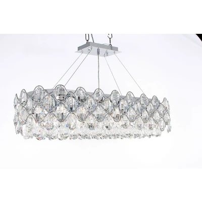 Image of Raina 10 Light Chrome Crystal