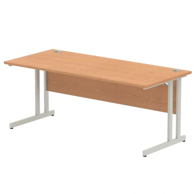 Image of Impulse Cantilever 1800 Rectangle Desk Oak I000809
