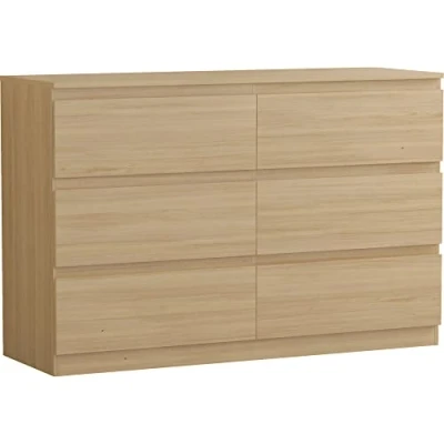 Image of Vida Designs Denver Drawer Chests (Pine, 6 Drawer)