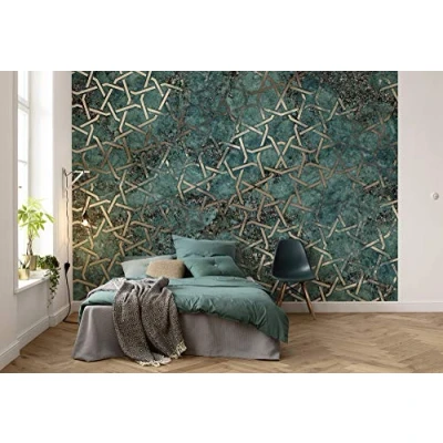 Image of Komar X7 1004 Fleece Starlight Size: 350 x 250 cm 7 Panels Width 50 Art Nouveau Style Wallpaper Decoration Wall Mural Covering Design Photo Colourful