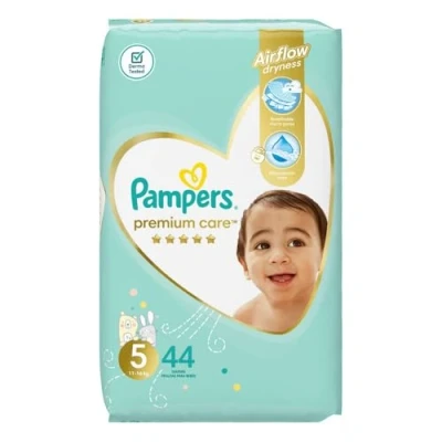 Image of Pampers Premium Care Care, 5, 11 18 kg 5 44pc Value (S) Diapers (5, kg)