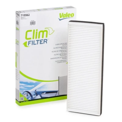 Image of 7701056389, 7701056390 Pollen Filter VALEO CLIMFILTER COMFORT 715562 Particulate 384mm 158mm 34mm RENAULT: ESPACE 4